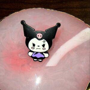 Women’s Jewelry Kuromi Pin Hello Kitty Sanrio white rabbit black hat/pin…